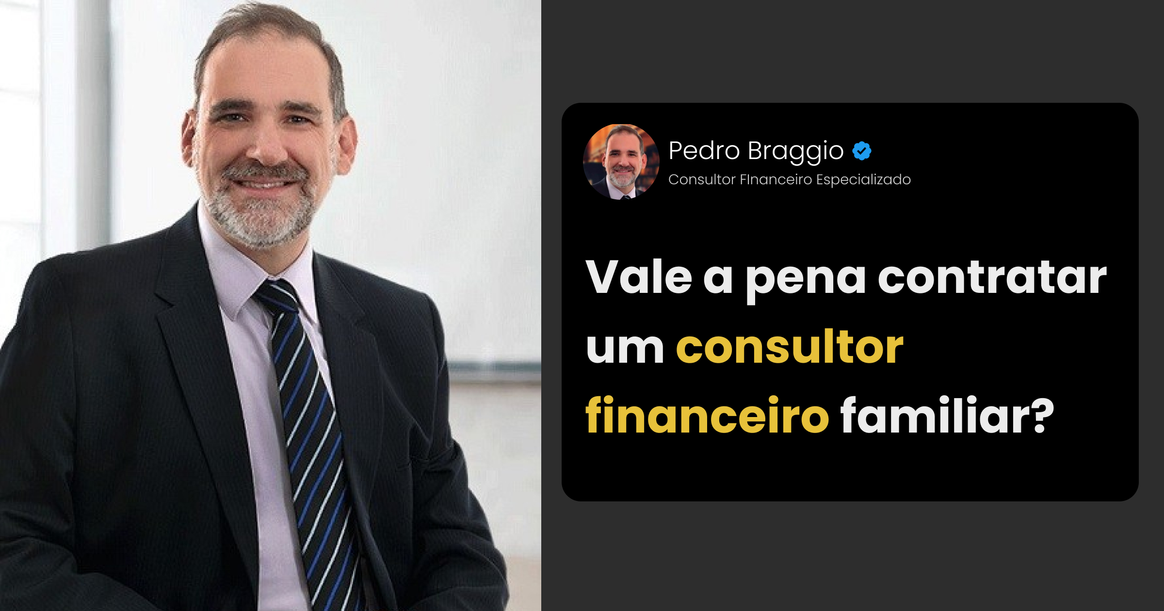 Vale a pena contratar um consultor financeiro familiar?